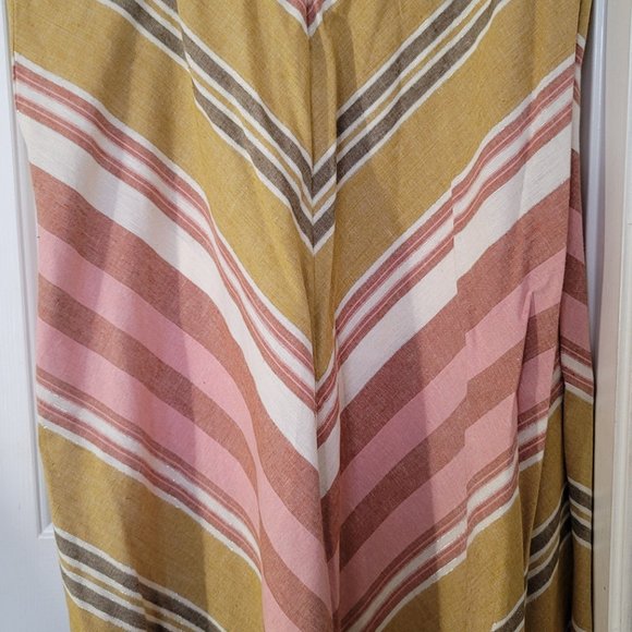 Est.1946 Women's  Striped Linen blend Skirt Set Size XL - Picture 7 of 9